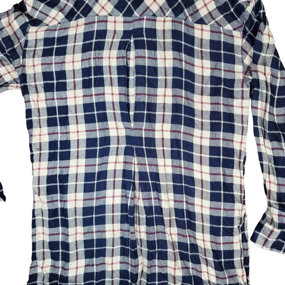 BKE Women's Plaid Button Front Shirt Sz L - Picture 8 of 11